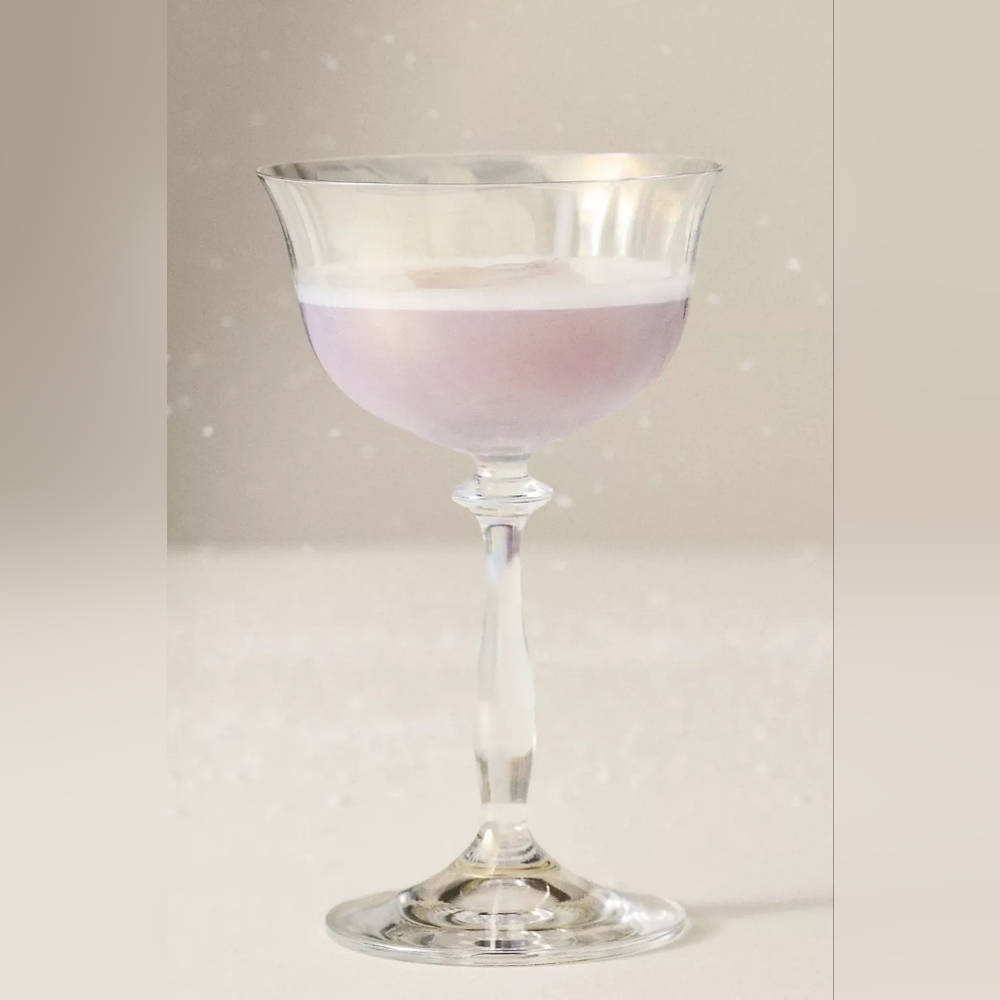 Anthropologie New York City Ballet Coupe Glasses, Set of 2
